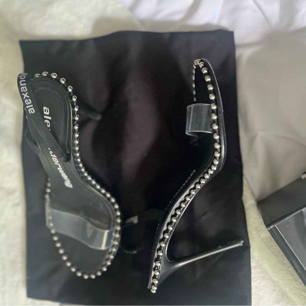 Alexander Wang Nova Elastic PVC Heels